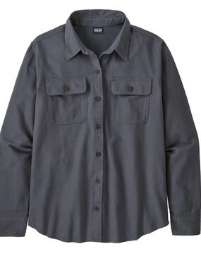 Women's Long-Sleeved Organic Cotton Midweight Fjord Flannel Shirt